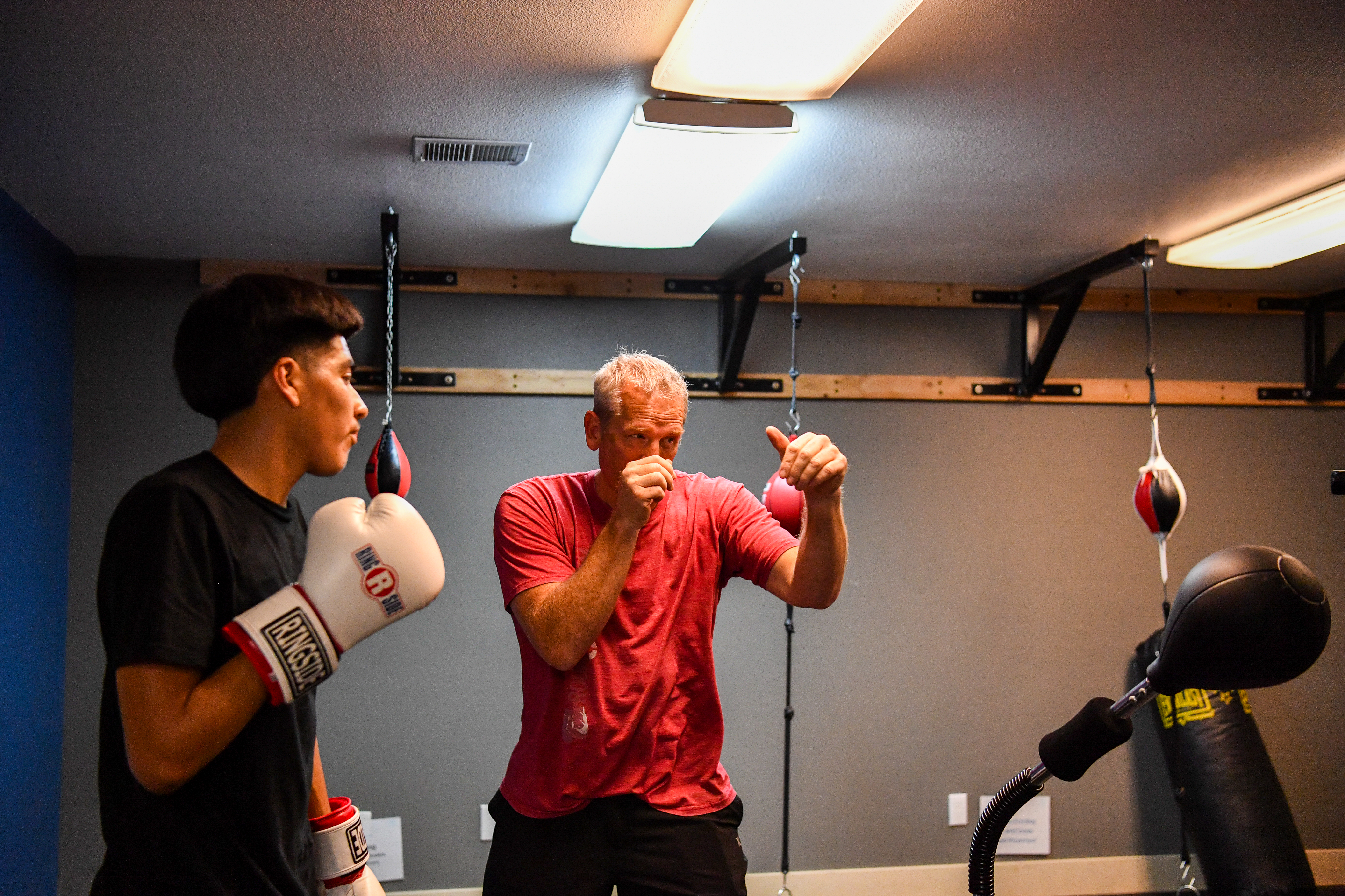 One on one boxing training in Fort Collins focusing on technique and skill development