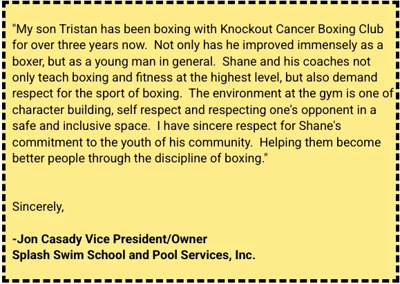 Fort Collins Boxing Member Jon Casady's Testimonial