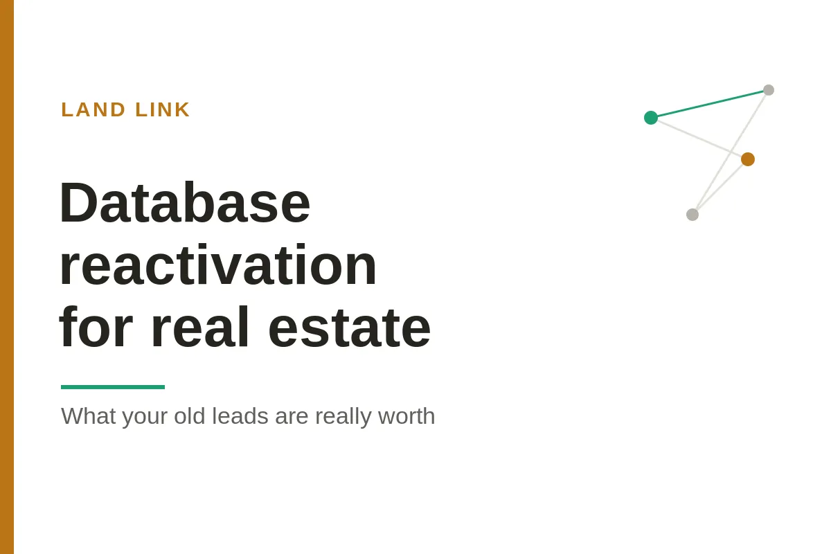 The 8-Touch System Top Agents Already Use — Just Not on Their Own Old Leads (2026)