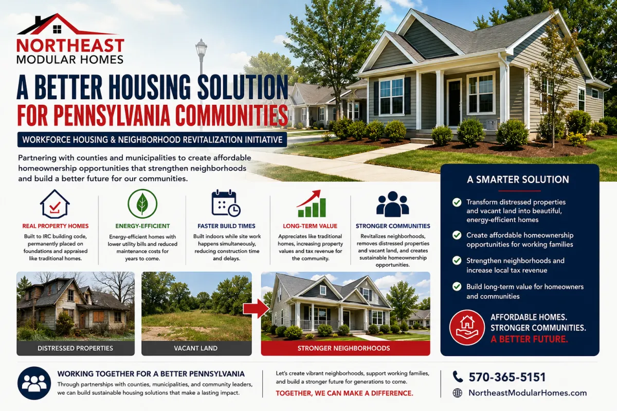 A Better Housing Solution for Pennsylvania Communities: Why Workforce Modular Housing Is the Future