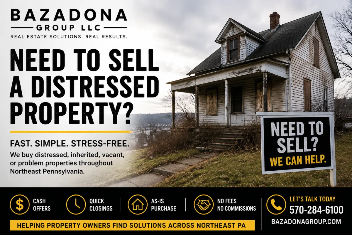 Need to Sell a Distressed Property in Northeast PA? Here Are Your Options