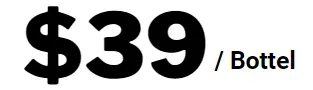 $39 per bottle