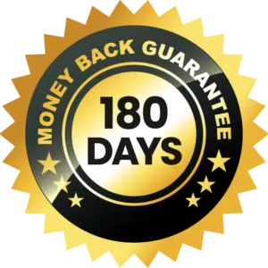  180 days money back guarantee