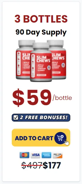 slimchews 3 bottle