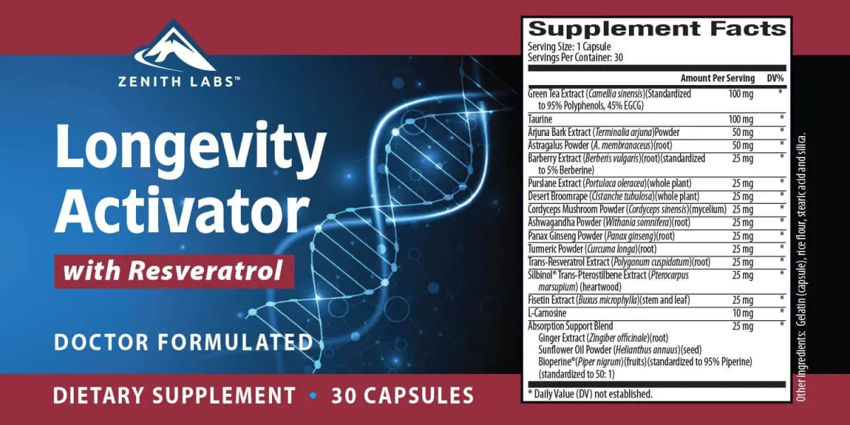 longevity activator supplement fatcs