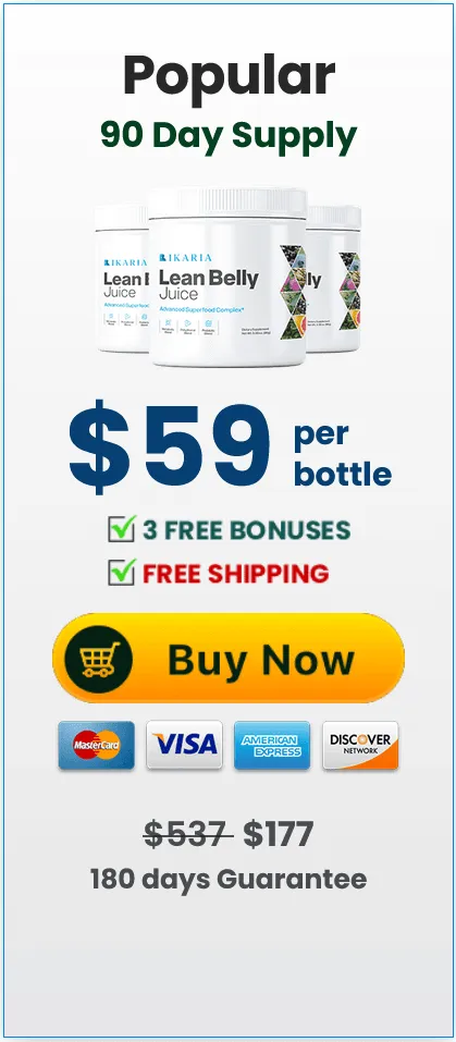 ikaria lean belly juice 3 bottles