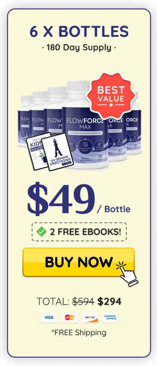 flowforce max 6 bottles