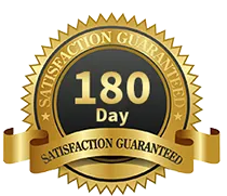 180 day money back guaranteed