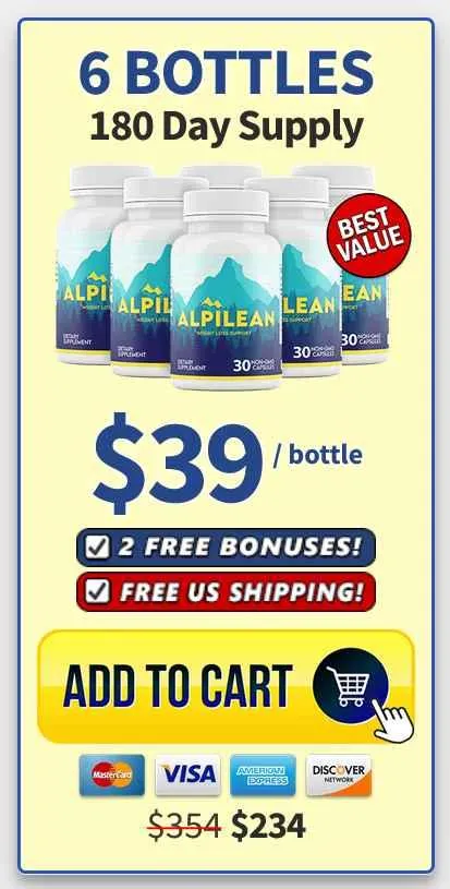 alpilean 6 bottles