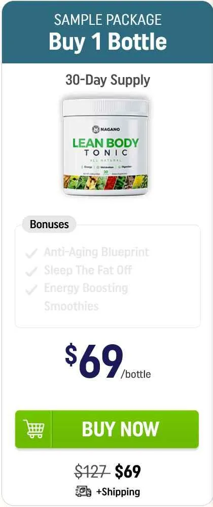 lean body tonic 1 bottle