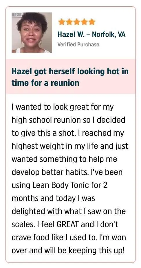 lean body tonic customers reviews  - 3