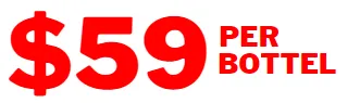 $59 per bottle