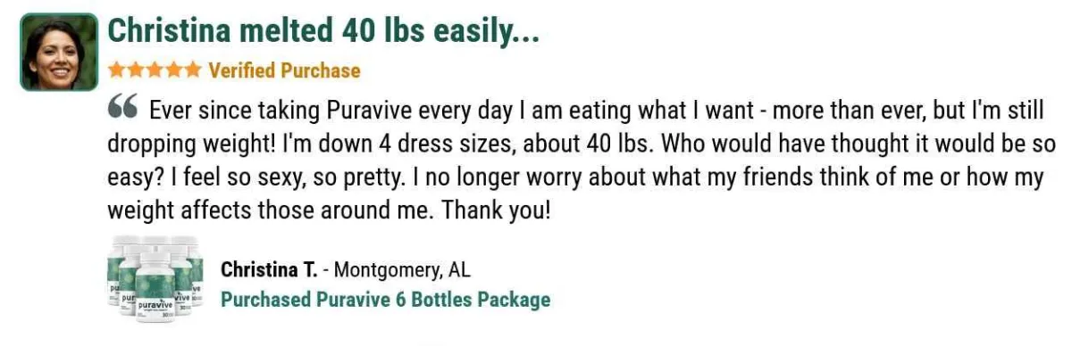 puravive customers reviews  - 1