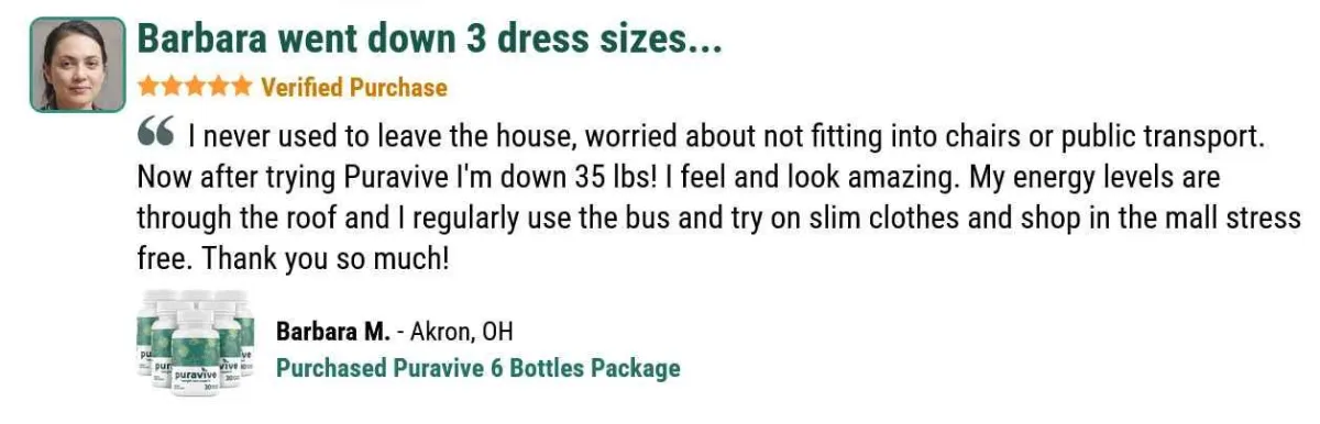 puravive customers reviews  - 3