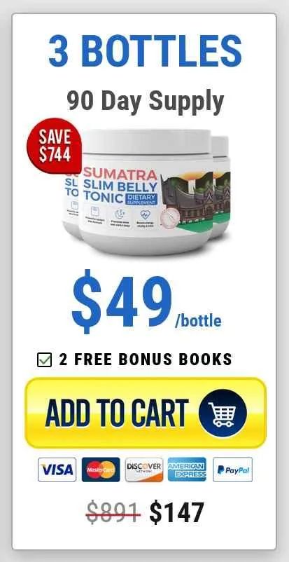 sumatra slim belly tonic 3 bottles