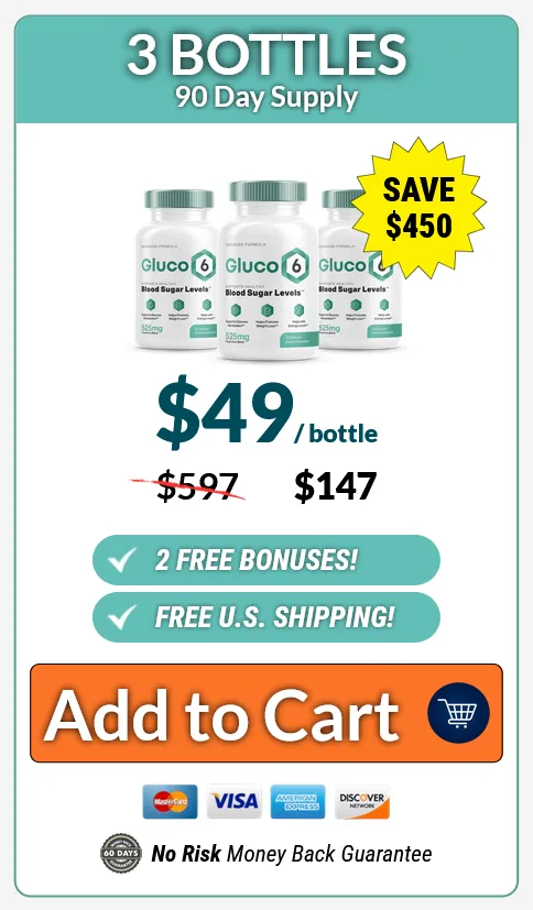 gluco6 3 bottles