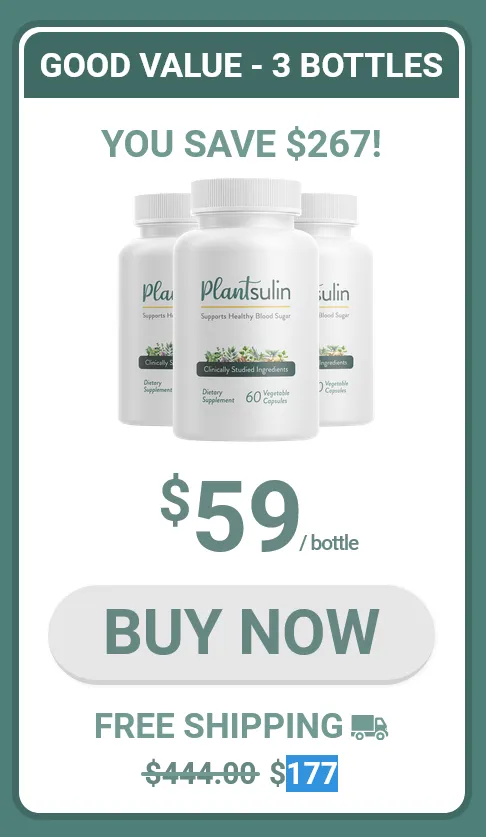 plantsulin 3 bottles