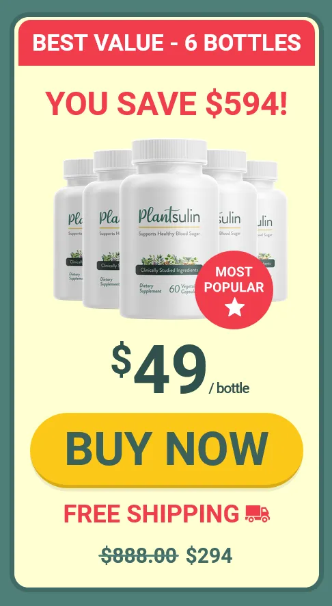 plantsulin 6 bottles