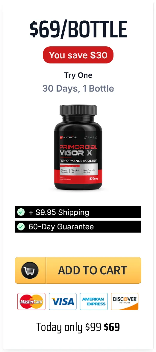 primordial vigor x 1 bottle
