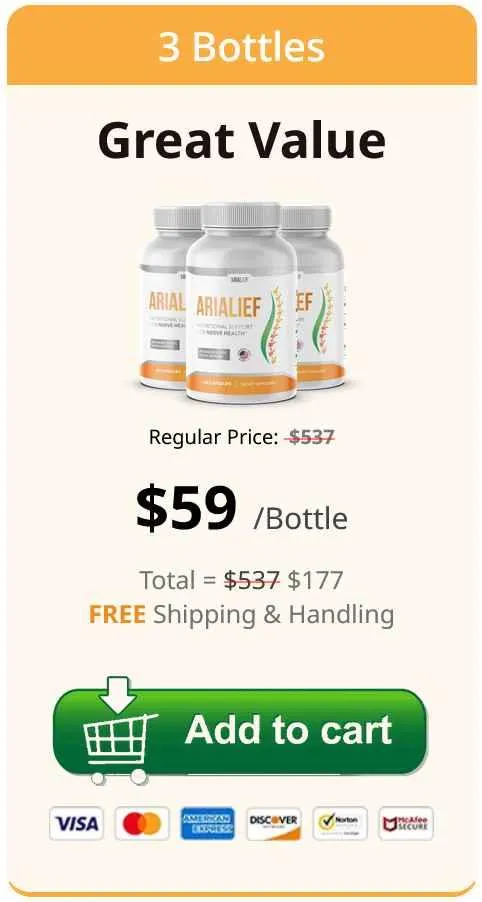 arialief 3 bottles