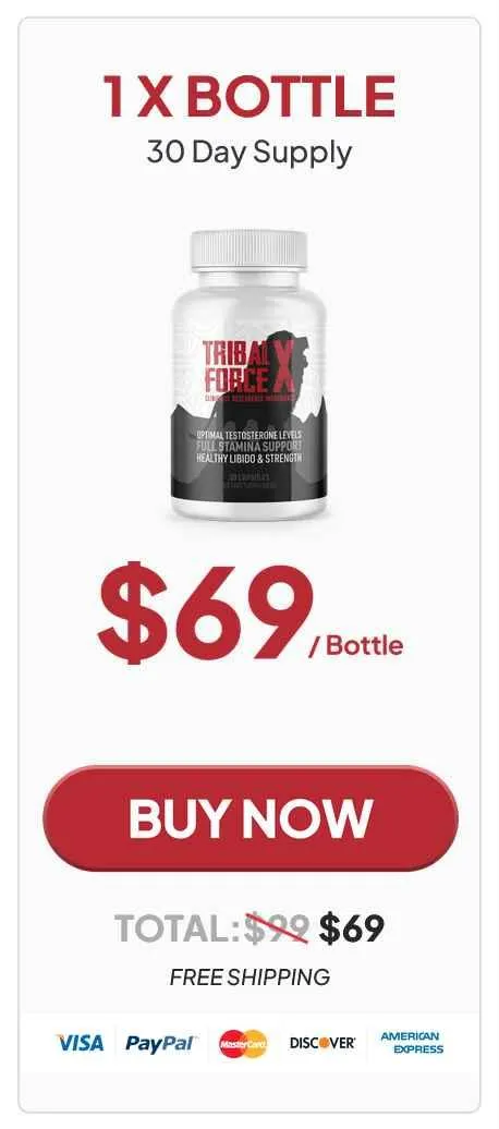 tribalforce x 1 bottle