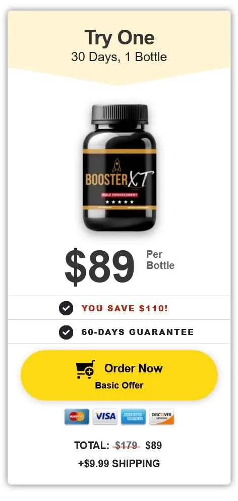 booster xt 1 bottle