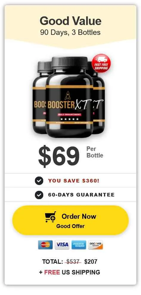booster xt 3 bottles