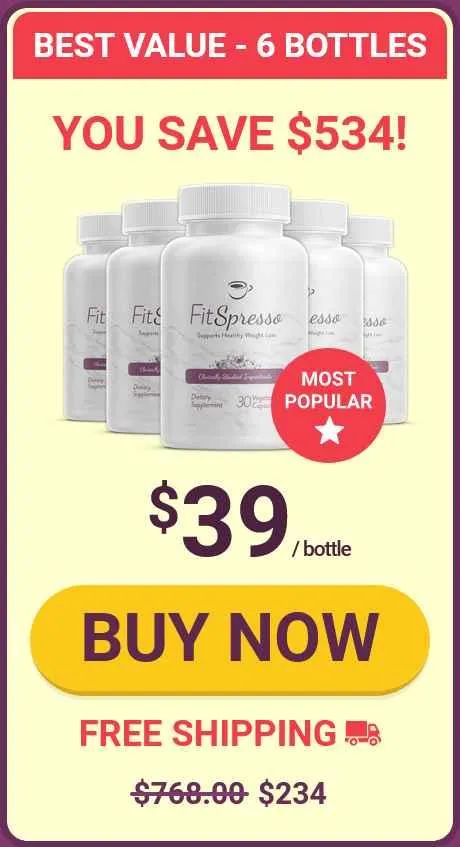 fitspresso 6 bottles
