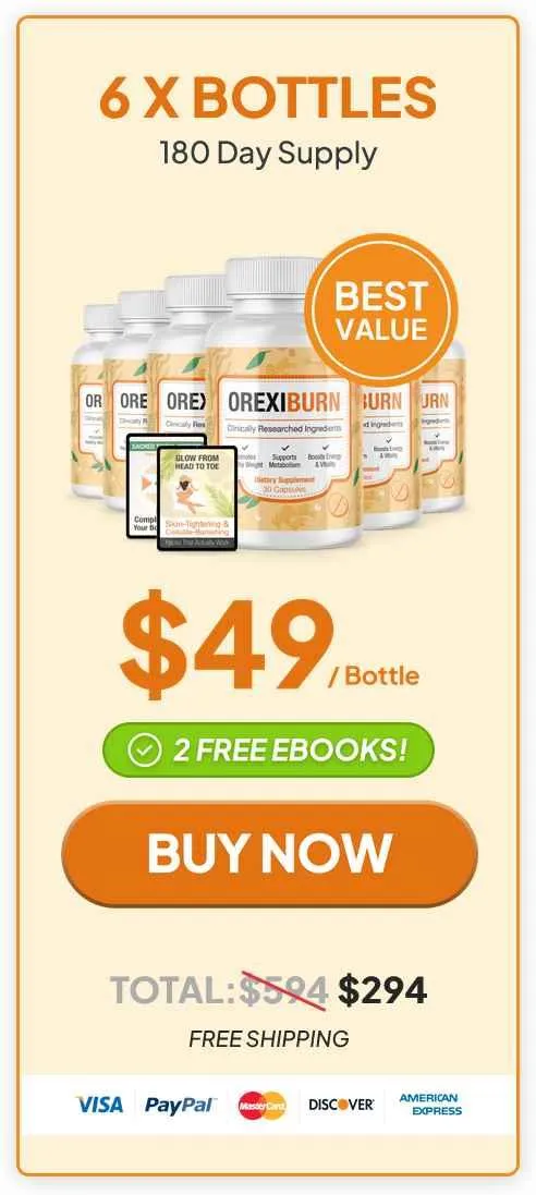 orexiburn 6 bottles