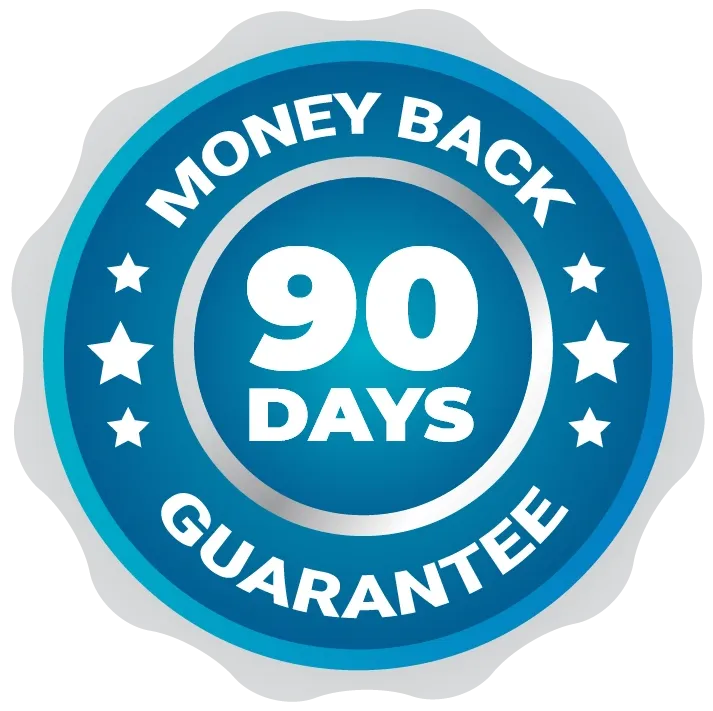 90 days money back guarantee
