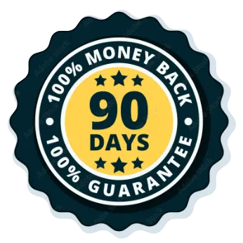 90 day money back guaranteed