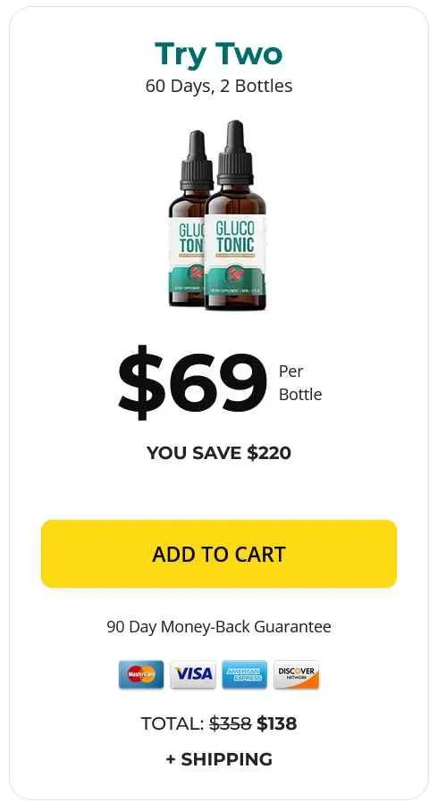 glucotonic 2 bottles