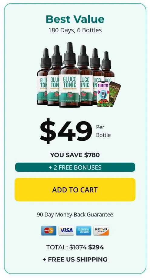 glucotonic 6 bottles