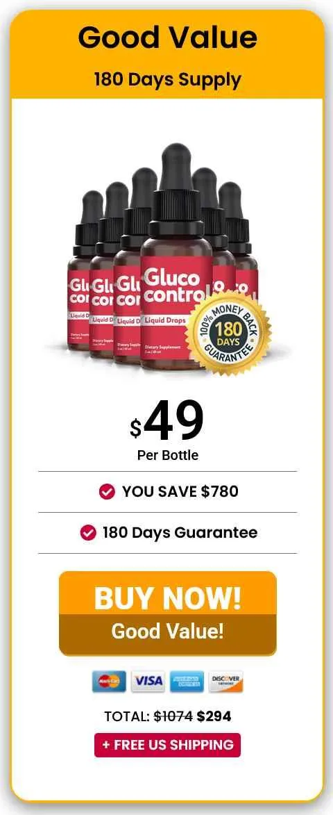 gluco control 6 bottles