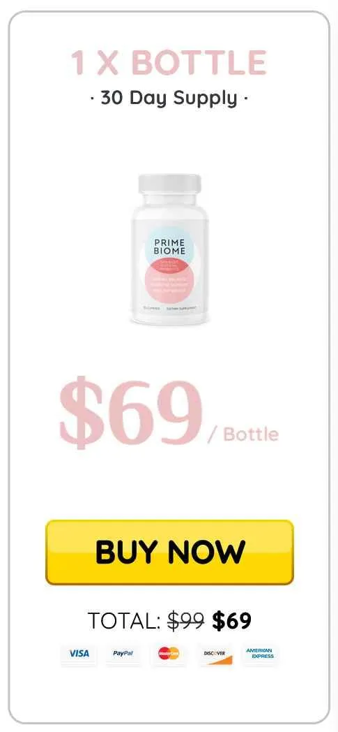 primebiome 1 bottle