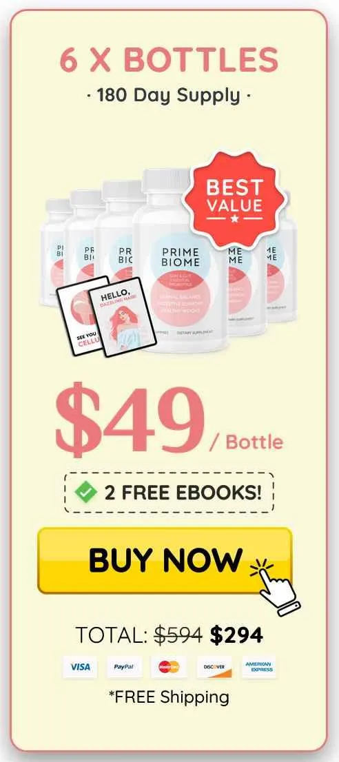 primebiome 6 bottles
