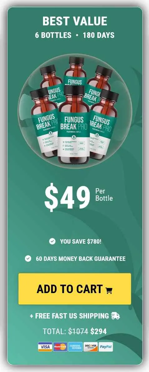 fungus break pro 6 bottles