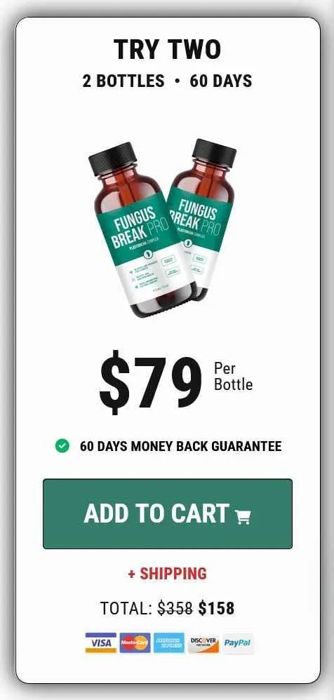 fungus break pro 2 bottles
