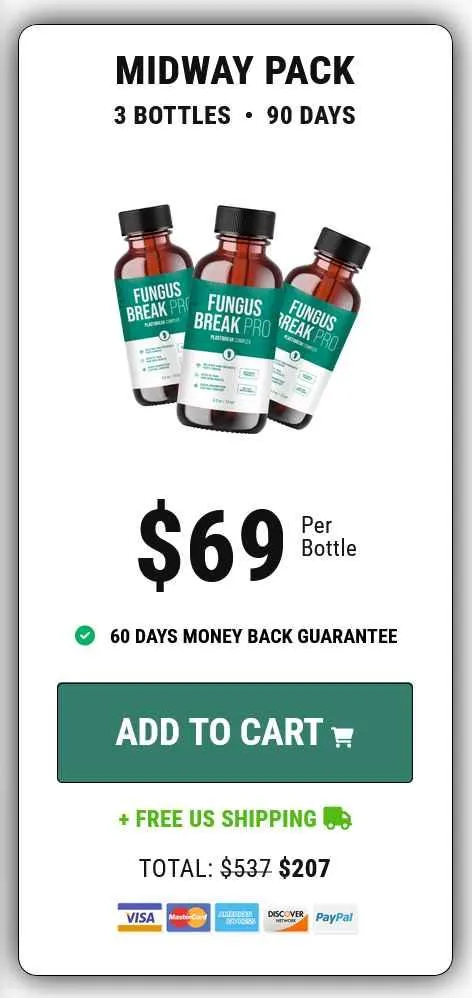 fungus break pro 3 bottles