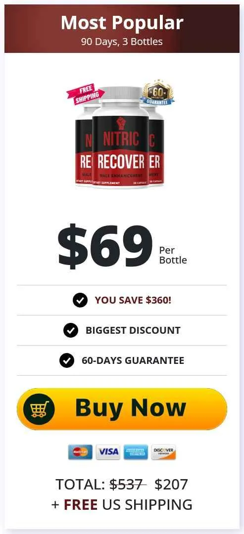 nitric recover 3 bottles