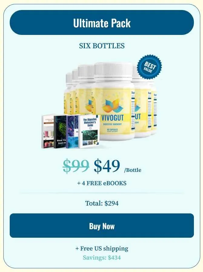 vivogut 6 bottles
