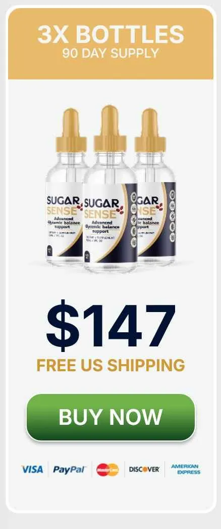 sugar sense 3 bottles