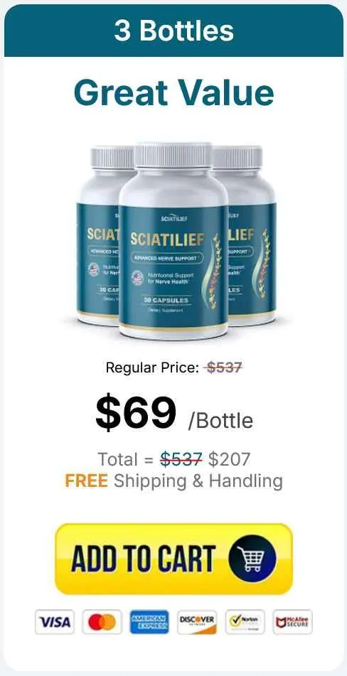 sciatilief 3 bottles