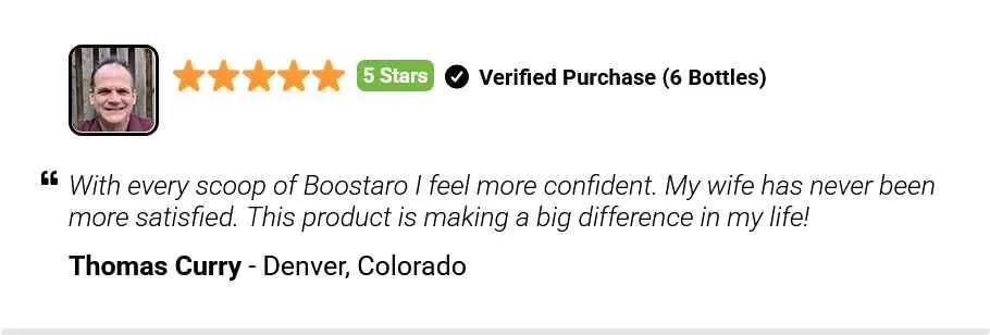 boostaro customer reviews - 1