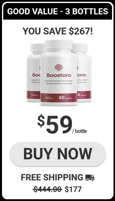 boostaro 3 bottles