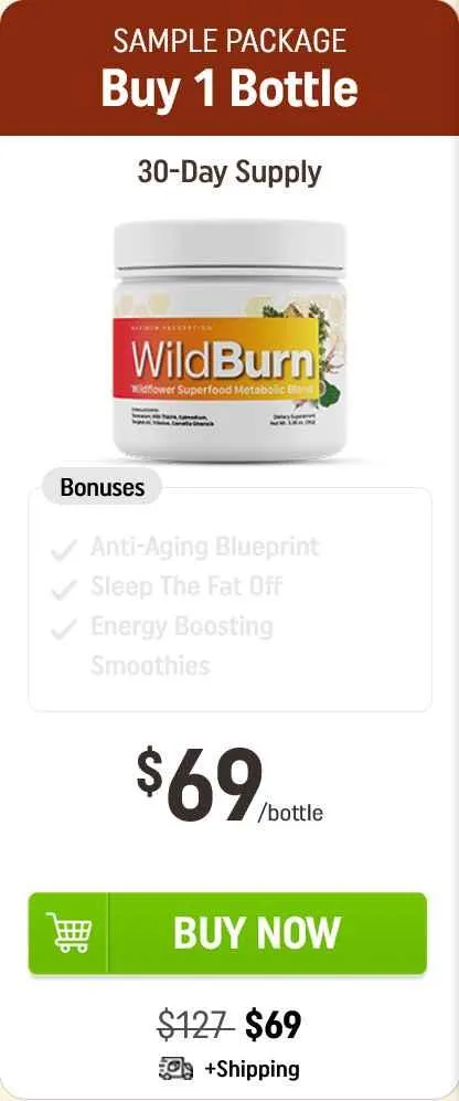 wild burn 1 bottle