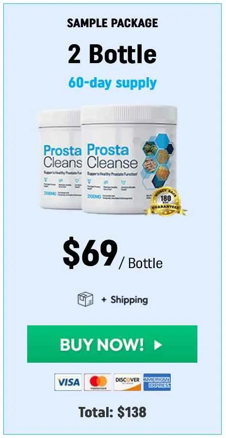 prostacleanse 2 bottles