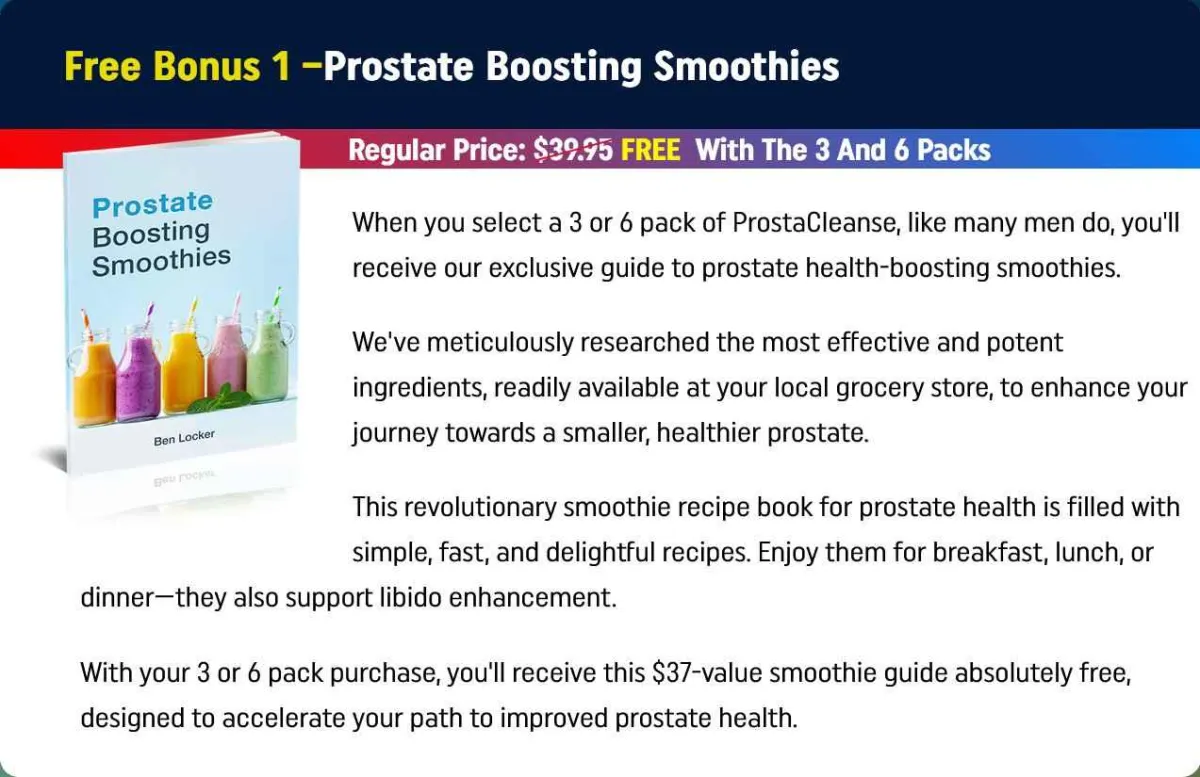 prostacleanse bonus - 1