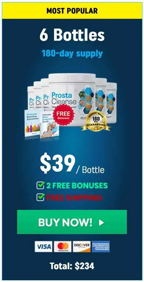 prostacleanse 6 bottles