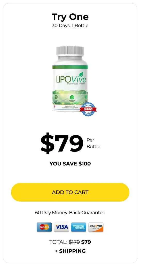 lipovive 1 bottle